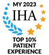 IHA-award-Top-10-Percent-Patient-Experience-MY-2023-color@3x